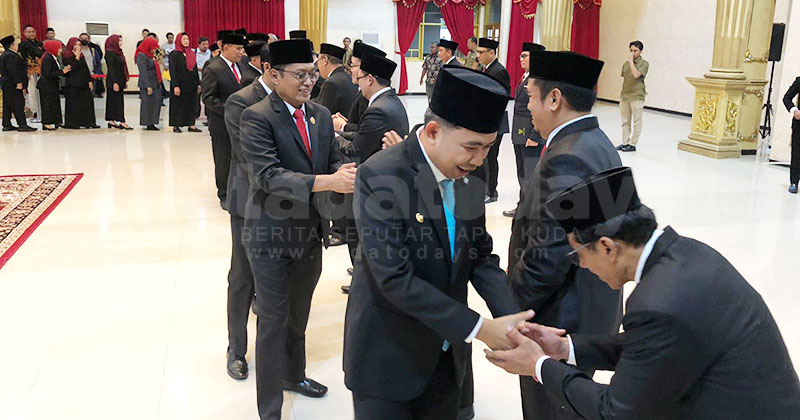Bupati Fawait Lantik 20 Pejabat Eselon II Baru di Lingkungan Pemkab Jember