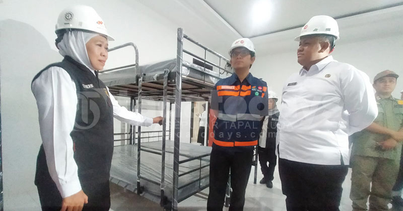 Cek Kesiapan Gedung Sekolah Rakyat di Pasuruan, Gubernur Khofifah: Sangat Layak