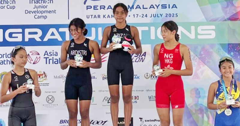 Mewakili Indonesia, Dua Atlet Triathlon Kota Probolinggo Raih Podium di Asia Junior Cup Malaysia U15