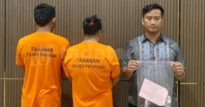 Pasutri asal Rembang Pasuruan Kompak Jualan Sabu-Sabu, Untung Rp 200 Ribu per Gram