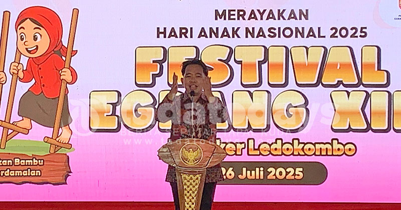 Jadikan Festival Egrang Event Tahunan, Jember Bidik Pertumbuhan Ekonomi dari Sektor Wisata