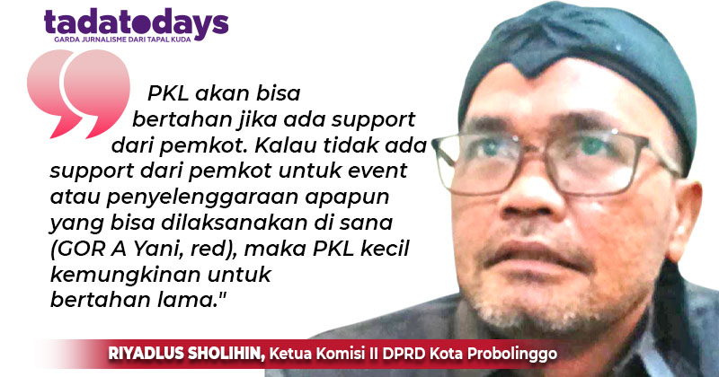 GOR A Yani Jadi Sentra PKL, Ketua Komisi II DPRD Kota Probolinggo: Harus Ada Support Event dari Pemkot