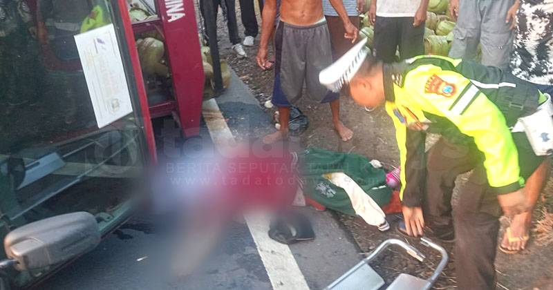 Truk Pengangkut LPG Terguling Timpa Pemotor di Pandaan Pasuruan, Satu Orang Tewas