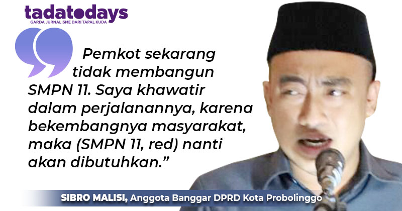 Pemkot Probolinggo Batalkan Rencana Pembangunan SMPN 11, karena Ada Sekolah Rakyat