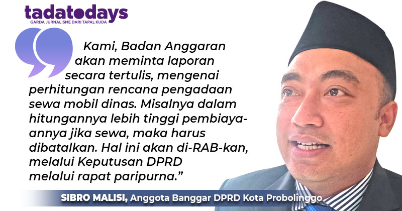 Rencana Pemkot Probolinggo Sewa Mobil Dinas Listrik Dihadang Rekomendasi Banggar