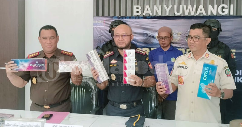 Bea Cukai Banyuwangi Ungkap Sindikat Rokok Ilegal, Potensi Kerugian Negara Capai Miliaran