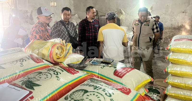 Antisipasi Penimbunan, Satgas Pangan Sidak Produsen Beras dan Agen Sembako di Pasuruan