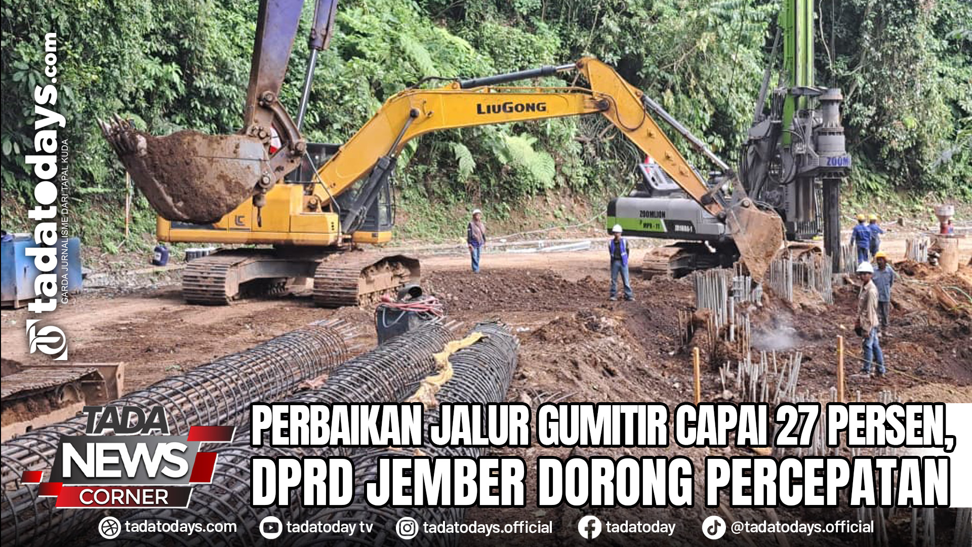 PERBAIKAN JALUR GUMITIR CAPAI 27 PERSEN, DPRD JEMBER DORONG PERCEPATAN