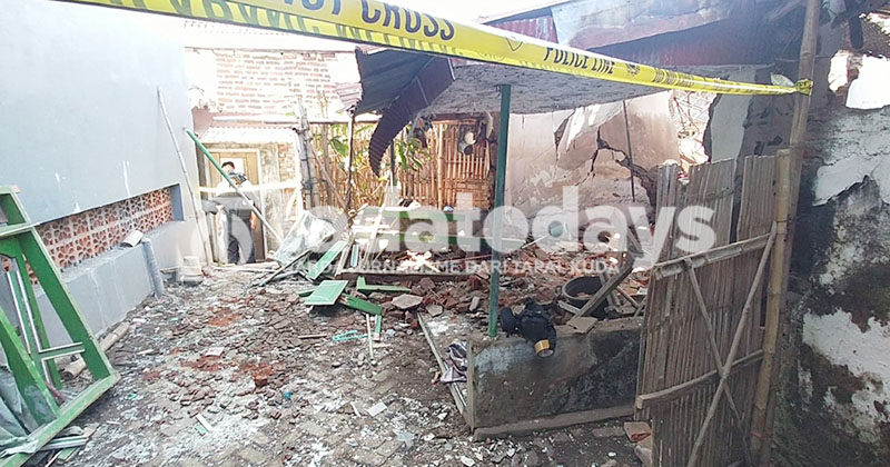 Bondet Meledak Hancurkan Rumah di Pasrepan Pasuruan, Satu Orang Terluka