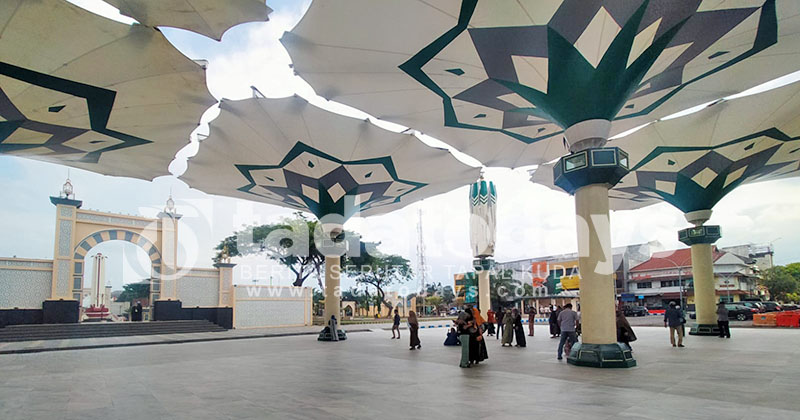 Pemkot Pasuruan Anggarkan Rp 180 Juta untuk Pemeliharaan Payung Madinah