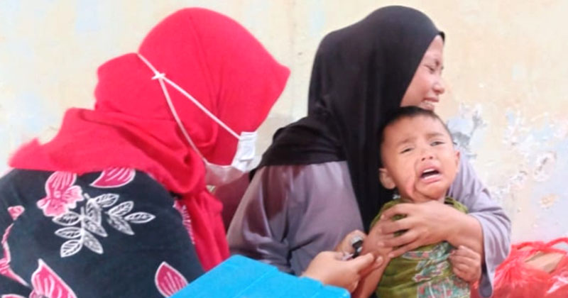 Satu Orang Tua Balita di Kota Pasuruan Menolak Vaksin Campak Karena Isu Tidak Halal