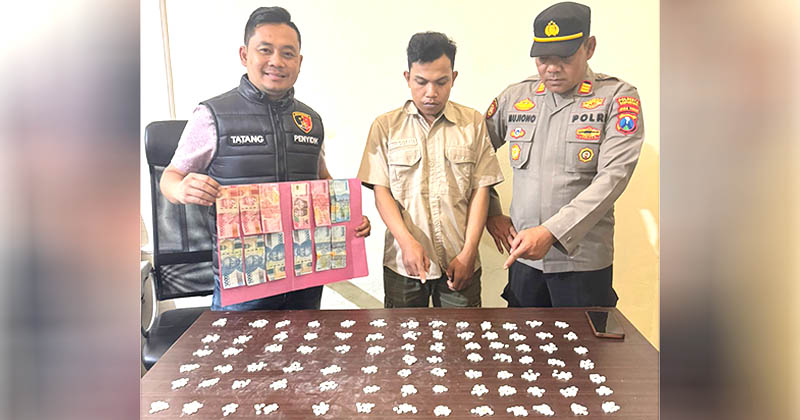 Pengedar Pil Koplo di Banyuwangi Diringkus, Sita Barang Bukti 1.035 Butir