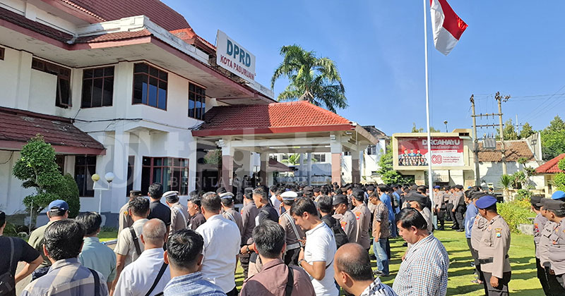 Demo di Pasuruan Batal, Kantor DPRD Tetap Dijaga TNI-Polri
