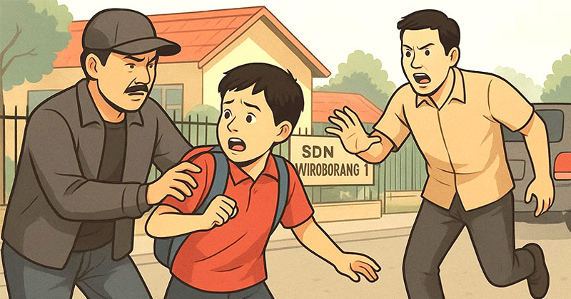 Percobaan Penculikan Anak Terjadi Lagi di Kota Probolinggo, Menyasar SDN Wiroborang 1