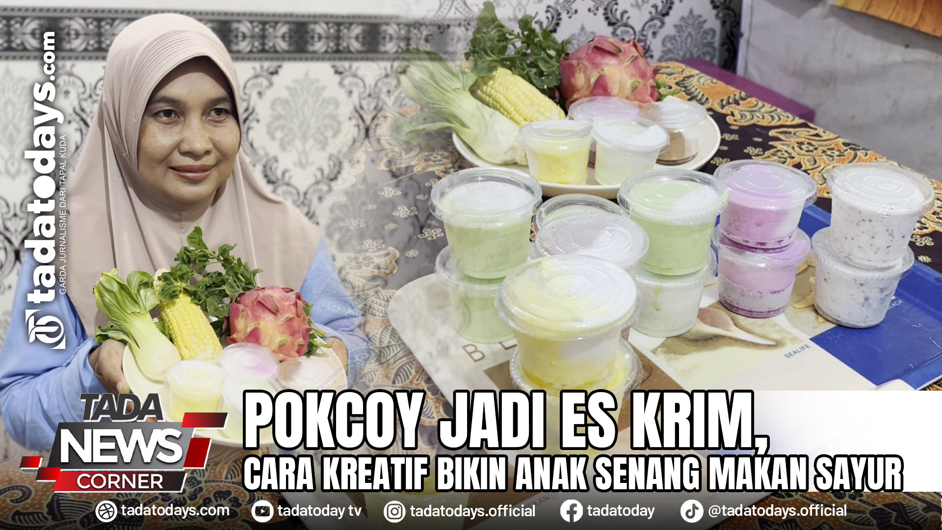 POKCOY JADI ES KRIM, CARA KREATIF BIKIN ANAK SENANG MAKAN SAYUR