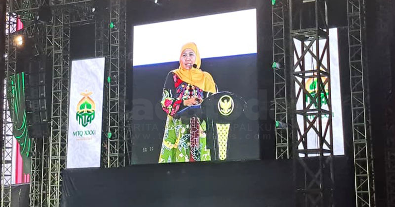 Gubernur Khofifah Buka MTQ XXXI Jatim di Jember, Targetkan Prestasi di Ajang Nasional 2026