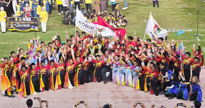Borong 5 Medali, Marching Band Jember Sabet Juara Umum MWBC 2025 di Malaysia