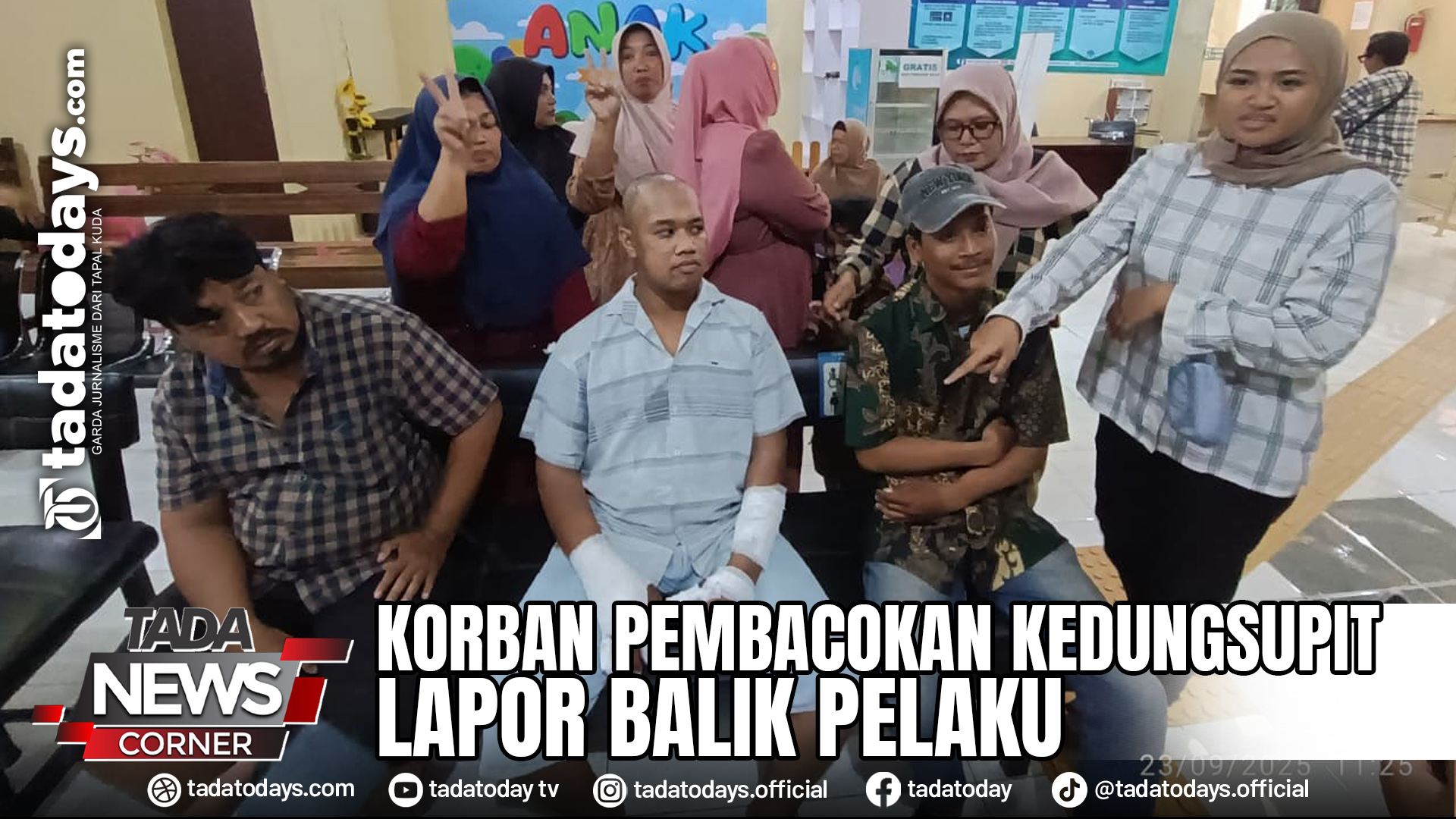 KORBAN PEMBACOKAN KEDUNGSUPIT LAPOR BALIK PELAKU