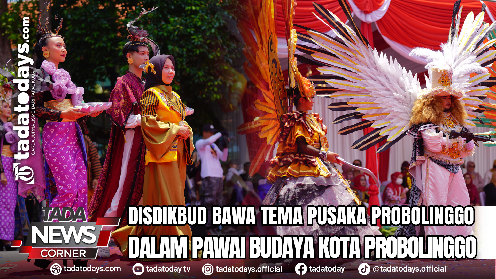 DISDIKBUD BAWA TEMA PUSAKA PRONOLINGGO DALAM PAWAI BUDAYA KOTA PROBOLINGGO
