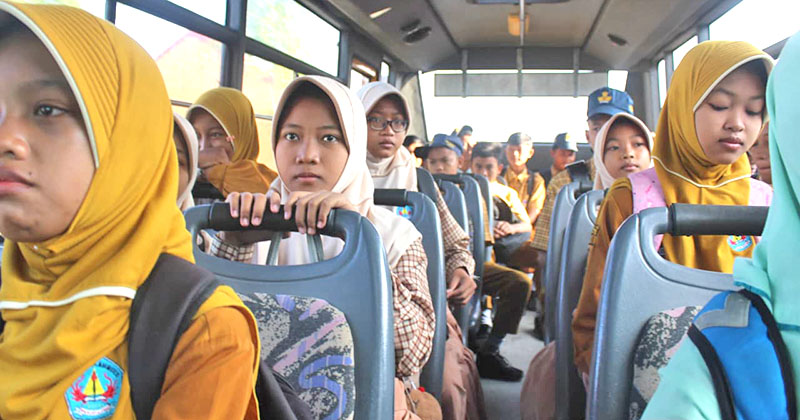 Cegah Kecelakaan Pelajar, Pemkab Jember Operasikan Bus Sekolah Gratis
