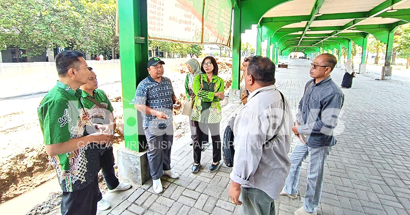 Dikerjakan Pemenang Kedua, Proyek Revitalisasi Alun-Alun Kota Probolinggo Capai 2 Persen