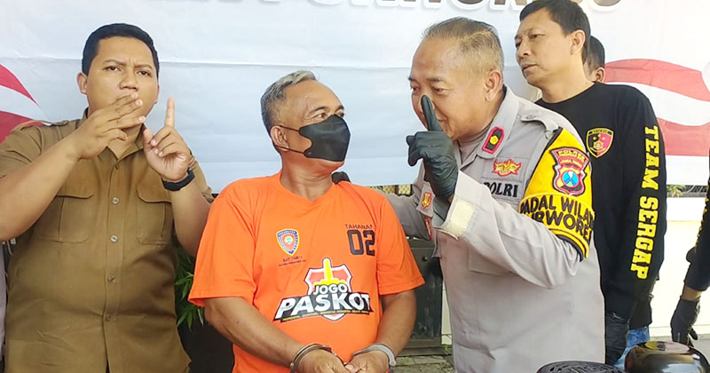 Pencuri Pompa Air Tempat Ibadah di Pasuruan Seorang Tukang Batu, Mencuri untuk Beli Beras