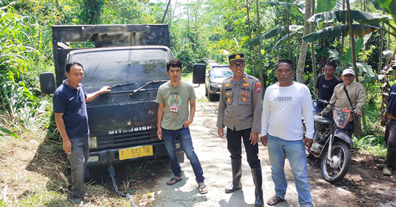 Truk Dicuri dari Jatiroto Lumajang, Ditemukan Terparkir di Jalanan Tiris Probolinggo