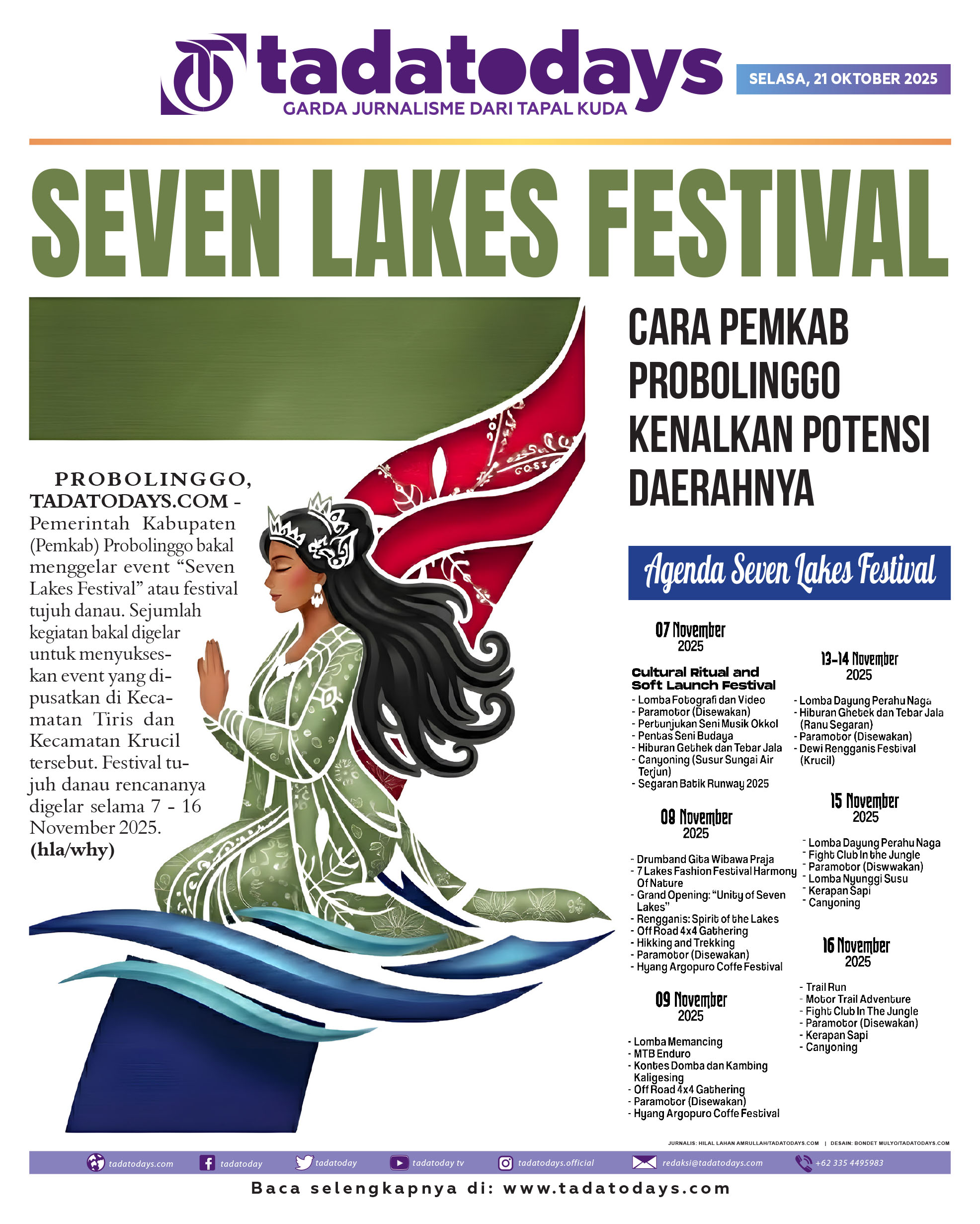 Seven Lakes Festival, Cara Pemkab Probolinggo Mengenalkan Potensi Daerahnya