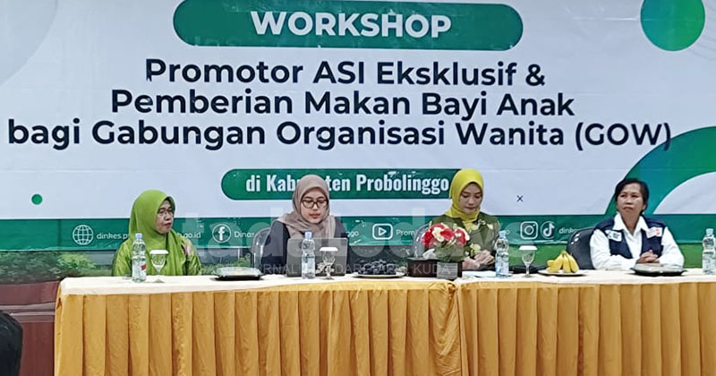 Dinkes Kabupaten Probolinggo Gelar Workshop Promotor ASI Eksklusif dan PMBA bagi Gabungan Organisasi Wanita