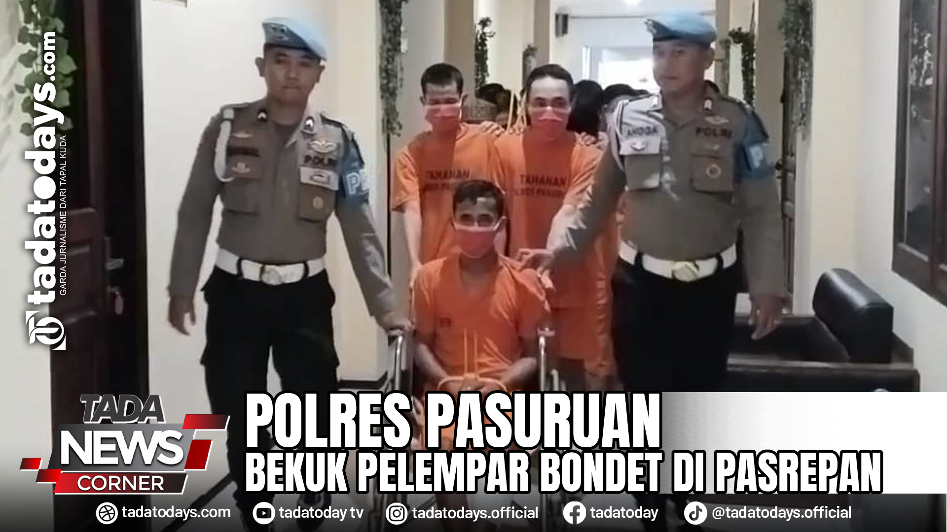 POLRES PASURUAN BEKUK PELEMPAR BONDET DI PASREPAN