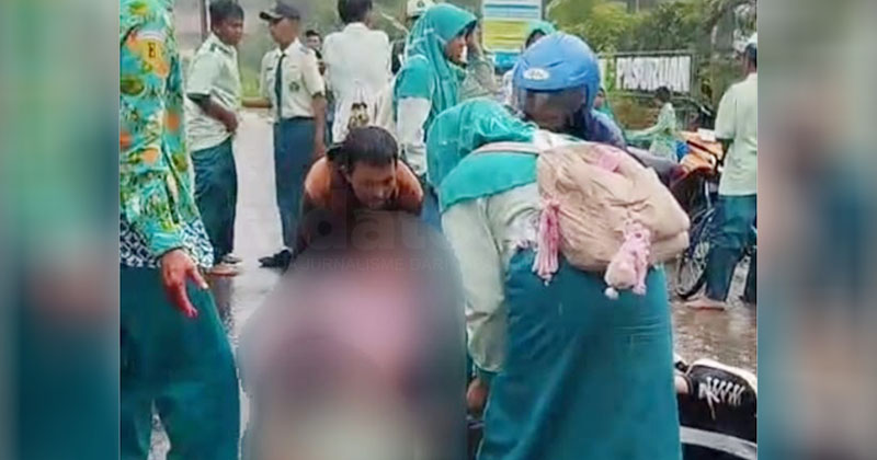 Siswi MTs di Pasuruan Meninggal Dunia setelah Menabrak Avanza Parkir