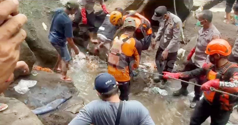 Empat Hari Dicari, Tukang Pecah Batu di Banyuwangi Ditemukan Terkubur dan Terhimpit Batu