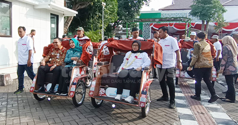 100 Becak Listrik Bantuan Presiden Prabowo Diserahkan di Kota Probolinggo, Pemkot Sediakan Tempat Charger