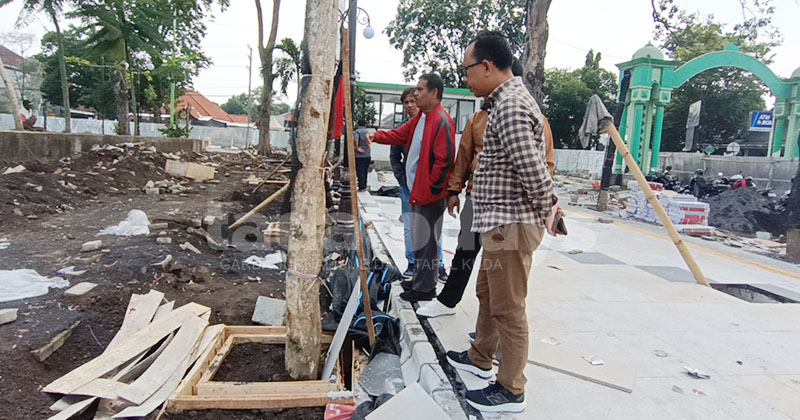 Dekat Tenggat, Revitalisasi Alun-Alun Kota Probolinggo Baru Capai 50 Persen, DPRD Akan Panggil Pelaksana