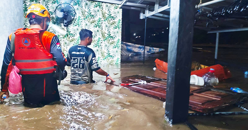 Banjir dan Longsor Terjang Jember, 1.271 KK Terdampak Luapan Sungai Bedadung