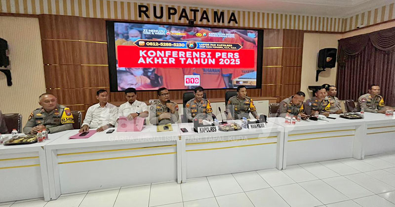 Polres Probolinggo Kota Catat Penurunan Kasus Narkoba dan Beber Pengungkapan Kasus Viral sepanjang 2025