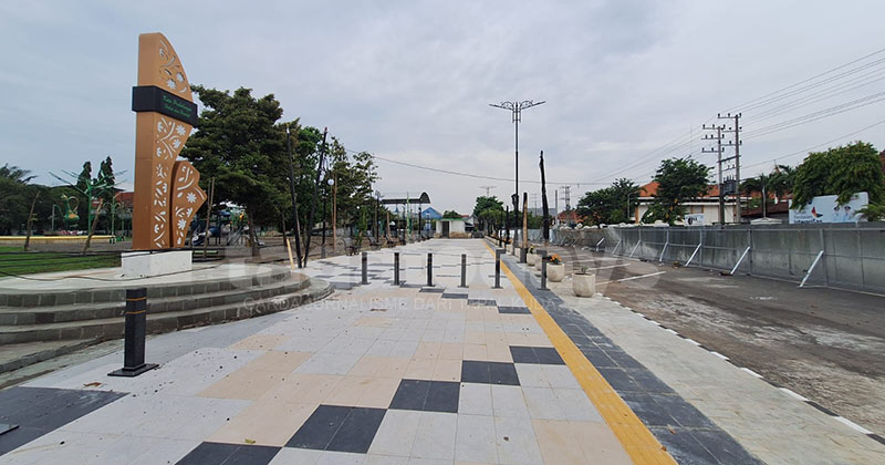 Revitalisasi Alun-Alun Kota Probolinggo Rampung, Kini Pembersihan, Rencana Dibuka 10 Januari