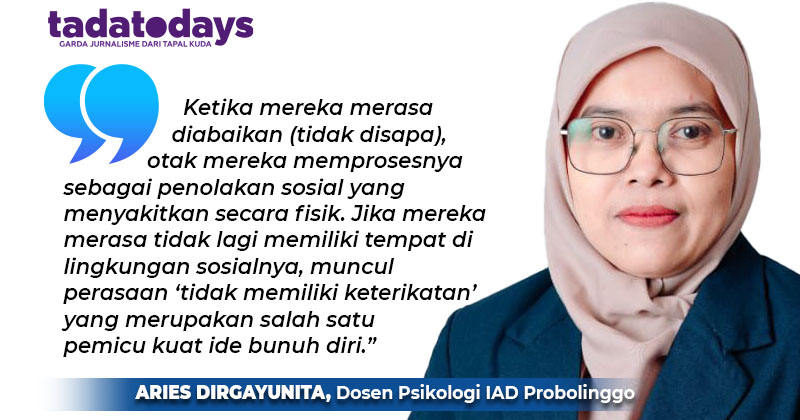 Marak Kasus Remaja Bunuh Diri, Psikolog Sebut Pengaruh Lingkungan dan Media Sosial