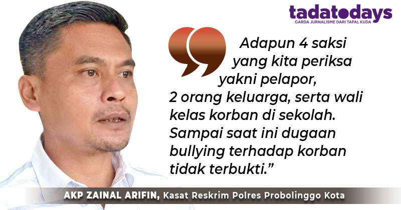 Kasus Bunuh Diri Pelajar SMA Negeri di Kota Probolinggo, Polisi Tidak Temukan Bukti Bullying