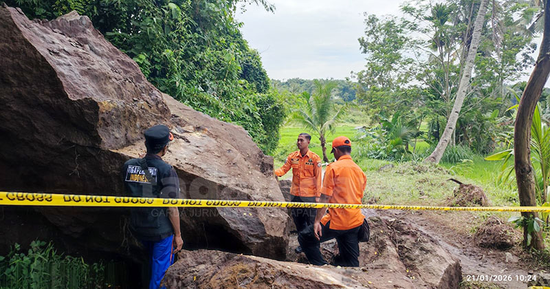Longsor di Sukoreno Jember Belum Tertangani Penuh, Akses Kendaraan Roda 4 Masih Terputus