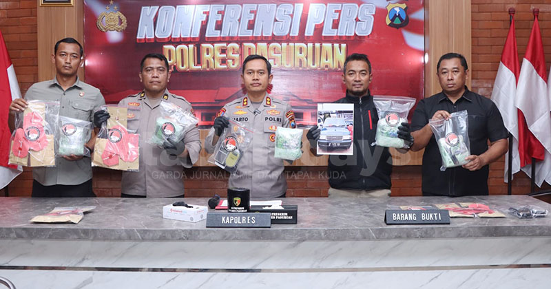 Sabu-Sabu 5 Kg yang Disita Polres Pasuruan Ditaksir Senilai Rp 2,5 M, Tersangka Dijerat Pasal Berlapis