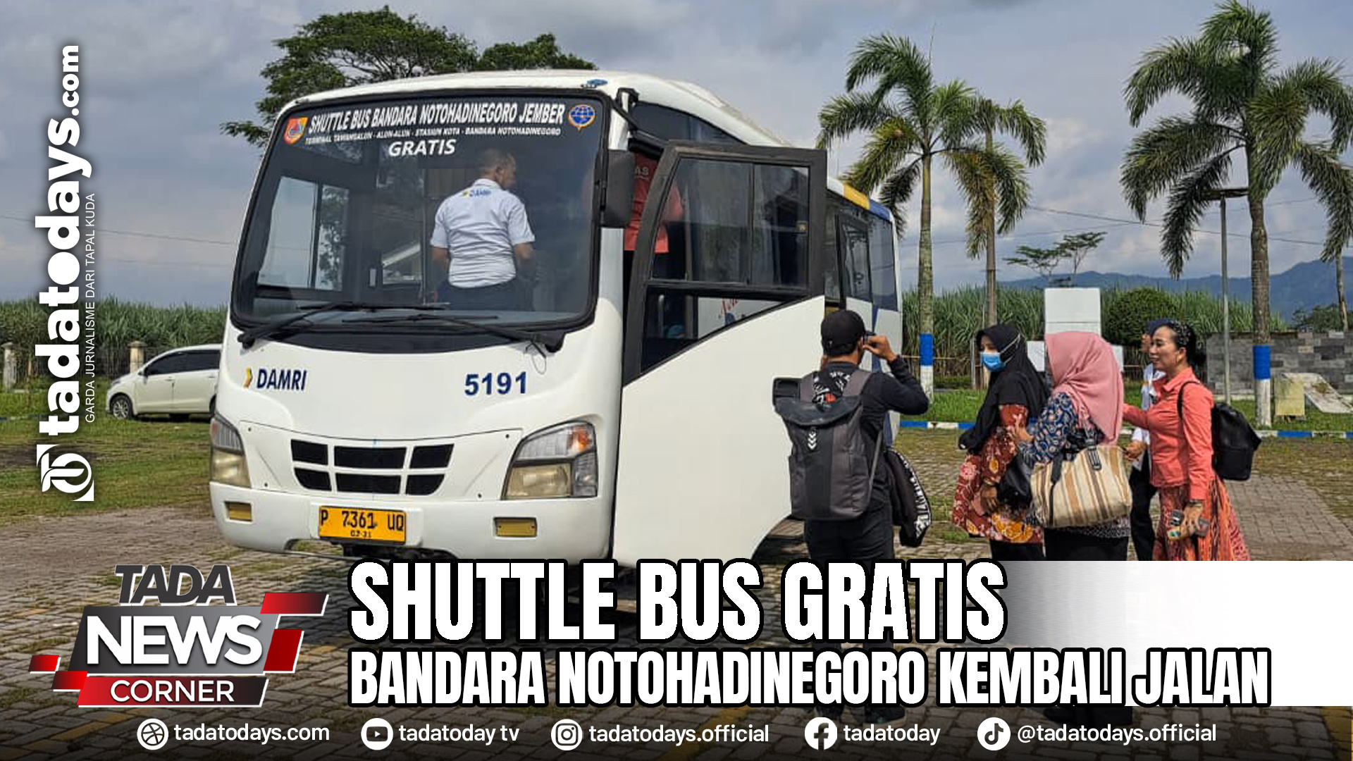SHUTTLE BUS GRATIS BANDARA NOTOHADINEGORO KEMBALI JALAN