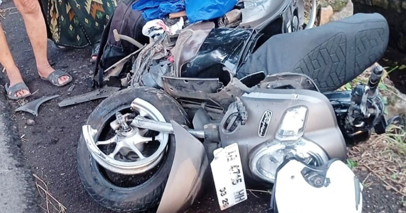 Motor Oleng Tabrak Truk di Jalur Pantura Grati, Warga Kediri Tewas