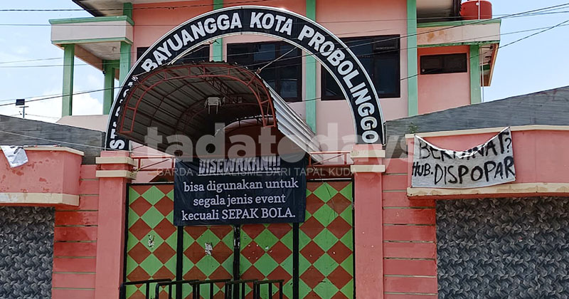 Suporter Persipro Curva Sud Probolinggo Protes, Kecewa Stadion Bayuangga Dipakai Event Non-Sepak Bola