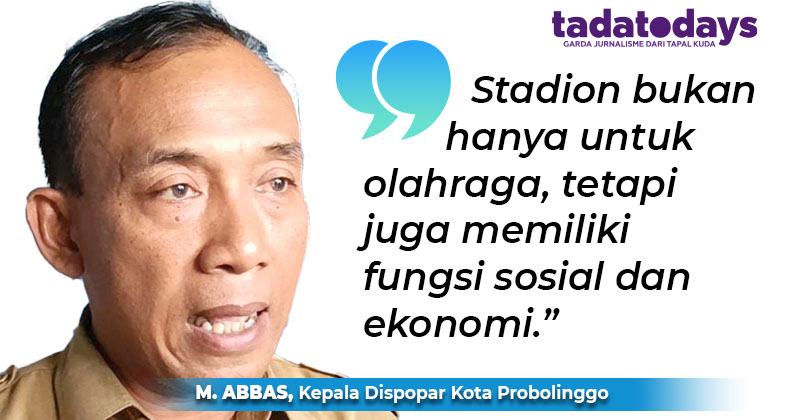 Menjawab Protes Suporter Persipro, Kepala Dispopar Kota Probolinggo: Stadion Bisa untuk Event Non-Sepak Bola