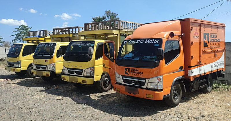 Sun Star Motor Probolinggo Punya Layanan Servis Kendaraan Berjalan Tanpa Antre: Fuso Mobile Workshop Service