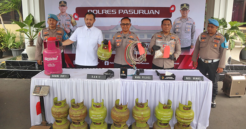 Komplotan Pengoplos Elpiji 3 Kg di Pasuruan Diringkus, Raup Untung Rp 24 Juta per Bulan dari Hasil Ngoplos