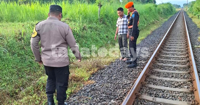 Pria di Sukorejo Pasuruan Tewas Terserempet Kereta Api usai Salat Subuh