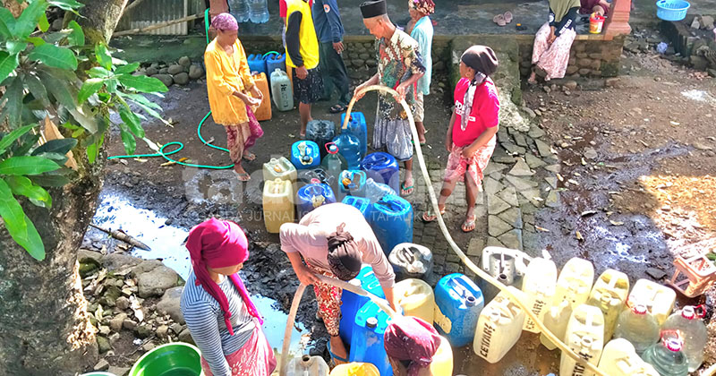 Pompa Sumber Umbulan Rusak, Warga Kedungrejo Kesulitan Air