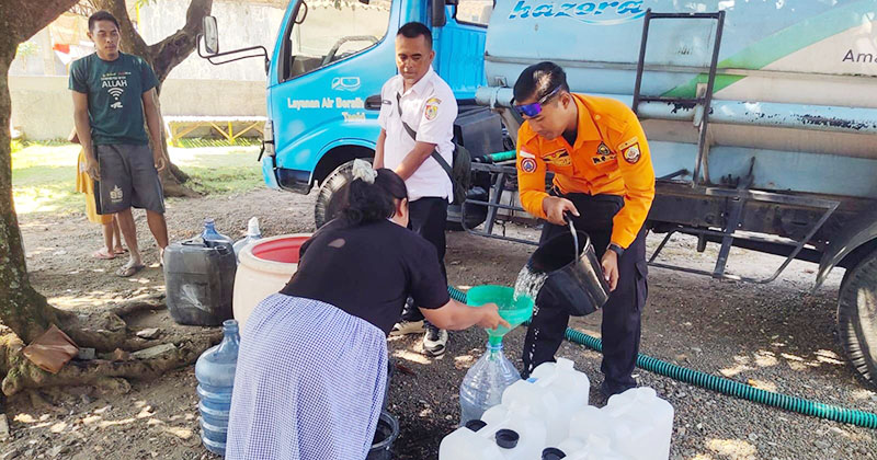 Kekeringan Meluas, BPBD Jember Suplai Air Bersih ke Tiga Kecamatan dan Asesmen Wilayah Baru